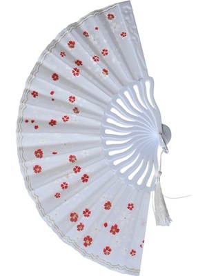 Yelpaze Dünyası Yelpaze Çiçekli Şık Serinletici