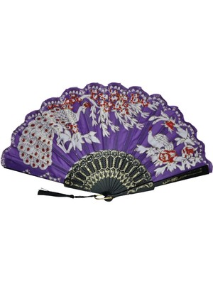 Yelpaze Dünyası Yelpaze Simli Tavus Kuşu Model