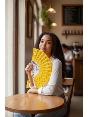 Yelpaze Dünyası Şık Parlak Yelpaze