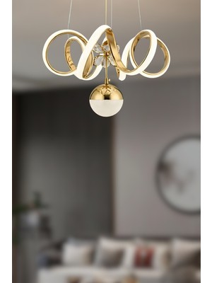 Allians Modern Sarkıt LED Avize, Oturma ve Mutfak Için Şık Aydınlatma