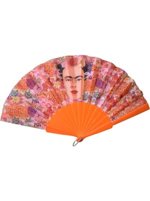 Yelpaze Dünyası Yelpaze Şık Frida Çiçekli Serinletici