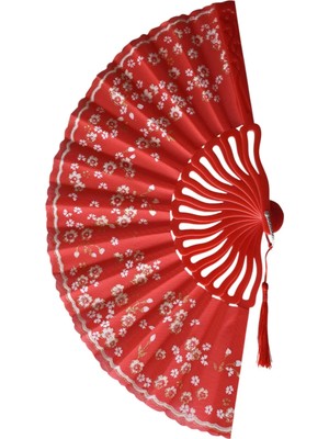 Yelpaze Dünyası Yelpaze Şık Çiçekli Serinletici