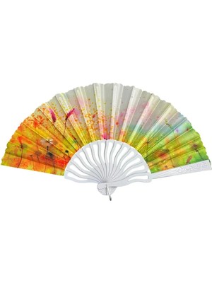 Yelpaze Dünyası Yelpaze Sakura Çiçek Desenli Şık Serinletici