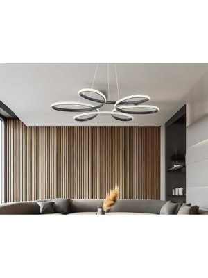 Allians Modern Siyah LED Spor Avize, Beyaz Işık, Salon, Mutfak, Yatak Odası Için