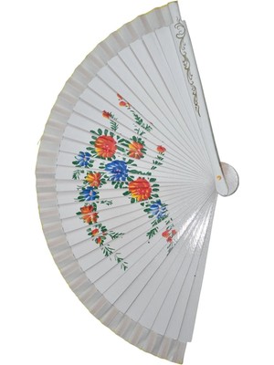 Yelpaze Dünyası Çift Taraflı Ahşap Yelpaze Hediyelik