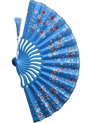 Yelpaze Dünyası Yelpaze Çiçekli Şık Serinletici