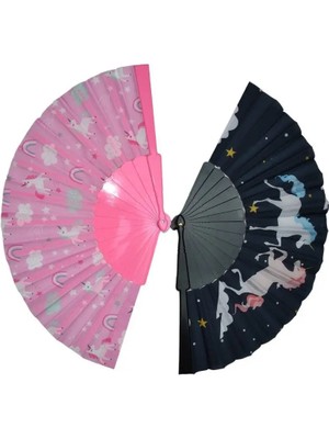 Yelpaze Dünyası Unicorn Yelpaze 2 Li Takım