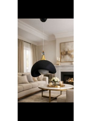 Allians Beton Görünüm Iskandinav Tarz LED Toplu 3 Renk Yanabilen Sarkıt Avize