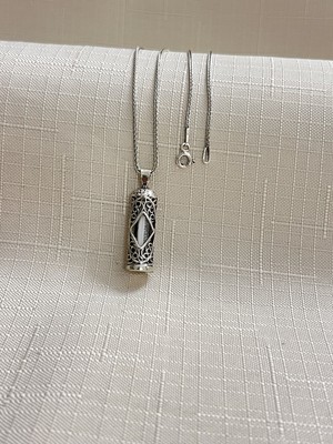 Tüp Model 925 Ayar Gümüş Kolye