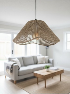 Allians Şık Bohem ve Rustik Tekli Sarkıt Avize, Salon, Hol, Kafe ve Oturma Odası Için