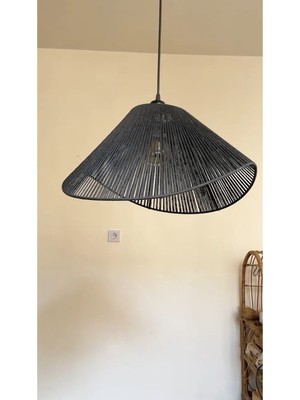 Allians Rustik Bohem Makrome Avize, Salon ve Yatak Odası Için Şık Aydınlatma