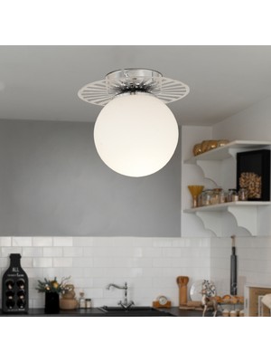 Allians Krom Modern Plafonyer, Genç ve Yatak Odası, Mutfak Aydınlatması