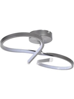 Allians Modern Gri ve Beyaz Ledli Yatak Odası, Salon ve Mutfak Hol Aydınlatması