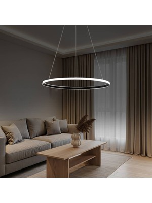 Allians Şık Modern Sarkıt LED Avize, Ultra Beyaz Işık, Hafif ve Zarif Tasarım