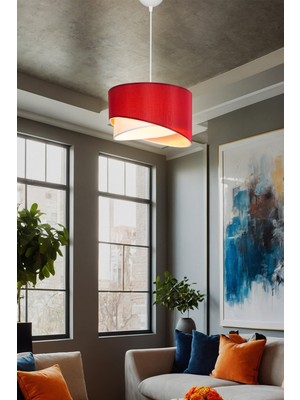 Allians Şık Kırmızı Sarkaç, Zarif ve Modern Tasarım ile Stilinizi Tamamlar