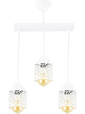 Allians Modern Papatya Desenli Spor Avize, Şık ve Zarif Aydınlatma Seçeneği