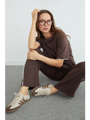 FullaModa Biyeli Bisiklet Yaka Modal 2 Li Takım