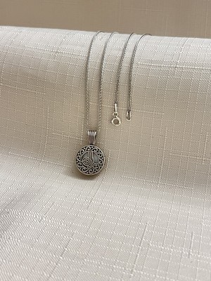 Tuğra Model Spiga Zincir Cevşen 925 Ayar Gümüş Erkek Olye