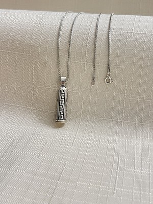 Tüp Model 925 Ayar Gümüş Kolye