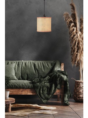 Allians Riva Hazeran Ahşap Avize Sarkıt, Istanbul Serisi, 22 Cm, Şık ve Modern Tasarım