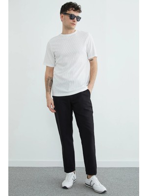 FullaModa Beli Lastikli Cepli Jogger Pantolon