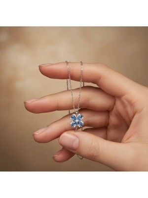 Yonca Kolye 925 Ayar Gümüş