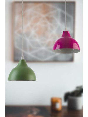 Allians Şık Çift Renkli Mutfak Avizesi, Modern Tasarım, 2'li Set