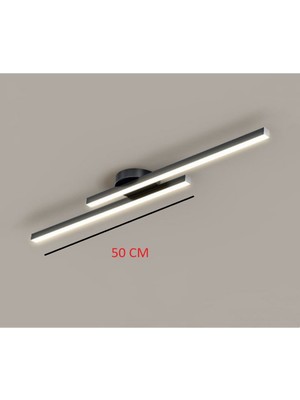 Allians Beyaz LED Lineer Tavan Aydınlatması, 50CM Çubuk, 70CM Toplam Uzunluk