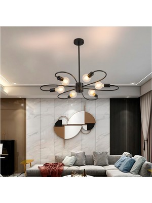 Allians Şık 6’lı Modern Avize Takımı, Elegant ve Modern Tasarım