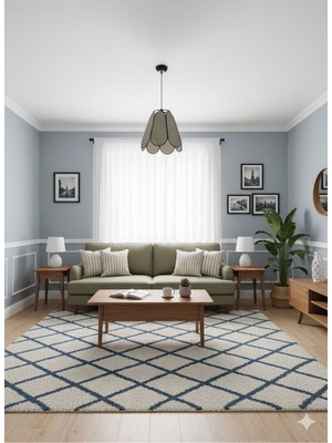 Allians Modern Çiçek Sarkıt Avize, Kumaş Bohem Salon ve Mutfak Dekorasyonu