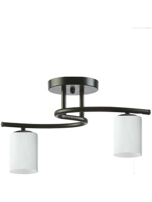 Allians Modern Siyah Çiftli Tavan Avizesi, Şık ve Fonksiyonel Aydınlatma
