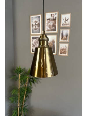 Allians Eritme Lale Tasarımlı Tekli Sarkıt Avize, Şık ve Modern Aydınlatma