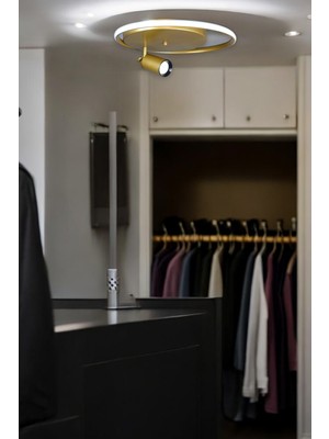 Allians Modern Beyaz Ledli Eskitme Spot ve Şerit LED Avize, Cafe, Mutfak, Banyo Için