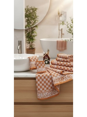 Altınbaşak Hediyelik, Çeyizlik , Ihraç Fazlası Özel Üretim Bukle Cotton Banyo-Mutfak  Havlu Seti (6'lı Set)