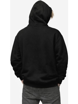 Fuddy Moda Unisex Green Day Zombie Version Baskılı Kapüşonlu Sweatshirt, Oversize Rock Band Temalı Hoodie