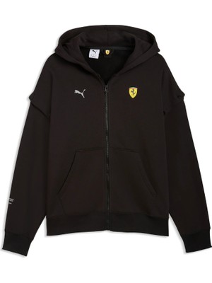 Puma Scuderıa Ferrarı Premıum Erkek Geniş Kesim Kapüşonlu Sweatshırt
