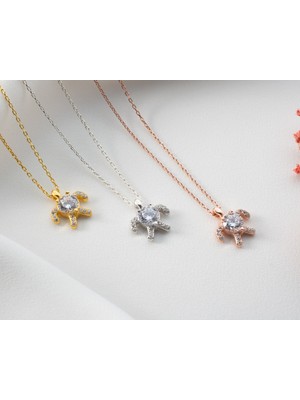 925 Ayar Gümüş Kaplumbağa Kolye | Sabır, Bereket & Uzun Ömür Sembolü