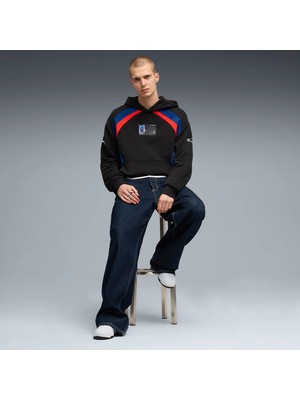 Puma Bmw M Motorsport Lıfestyle Erkek Geniş Kesim Kapüşonlu Sweatshırt