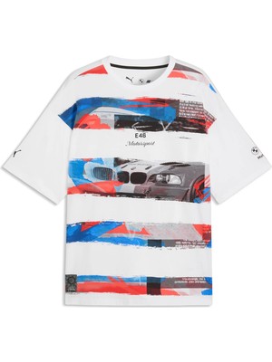 Puma Bmw M Motorsport Lıfestyle Erkek Geniş Kesim Tişört