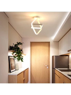 Allians Çocuk Odası Beyaz Kasa Günışığı LED Avize, Modern ve Şık Aydınlatma