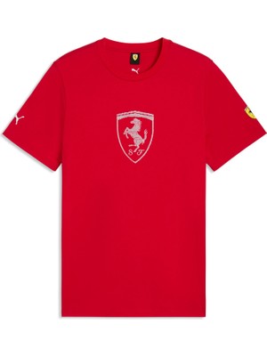 Puma Scuderıa Ferrarı Tonal Shıeld Erkek Tişört