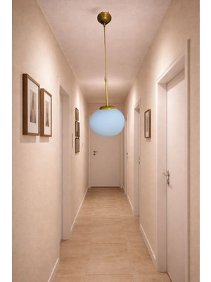 Allians Yamuk Camlı Şık Tekli Sarkıt Avize, Modern ve Zarif Tasarım