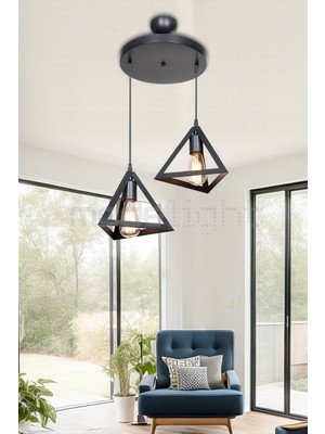 Allians Modern 2'li Avize Seti, Çok Amaçlı ve Şık Tasarım