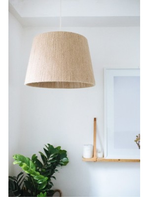 Allians Rustik ve Doğal Görünümlü Jüt ve Hasır Örgü Avize, Sıcak Atmosfer Yaratır