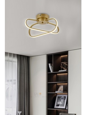 Allians Ecrin Eskitme 2'li Plaonyer Günışığı Modern LED Avize, Çoklu Oda Kullanımı