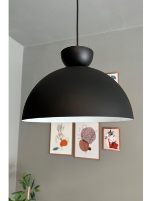 Allians Siyah Sarkıt Avize, Salon ve Cafe Için Dekoratif Aydınlatma