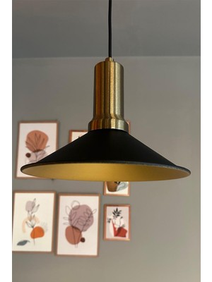 Allians Şık Siyah Metal Eskitme Fener Avize, Modern ve Rustik Dekorasyon