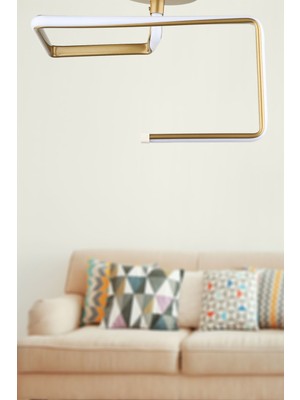 Allians Modern Eskitme Ledli Tavan Avize, Şık ve Işıltılı Dekorasyon Parçası