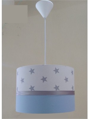 Allians Renkli Yıldızlı Çocuk ve Bebek Odası Sarkıt Aydınlatma