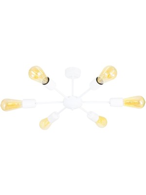 Allians Altılı Akrobat Model Tavana Monte Avize Seti, Modern ve Şık Aydınlatma